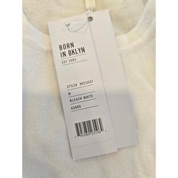 525 America White Side Ruched Dress Size Medium NWT - Picture 8 of 9